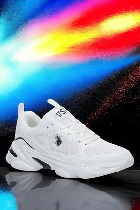 کفش اسنیکر سفید زنانه بند دار U.S. Polo Assn. - کد 926557823