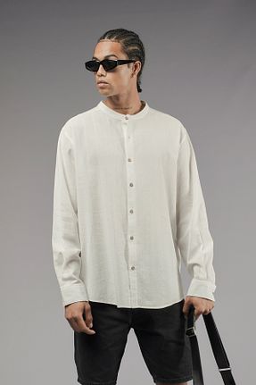 پیراهن نباتی مردانه رگولار Butik - کد 926567106