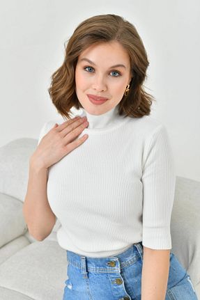 پلیور نباتی زنانه ساده Park Karon - کد 869207912