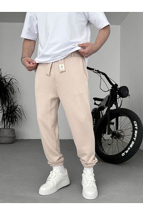 شلوار کرمگن بژ مردانه Relaxed BYBASICMAN - کد 790449042