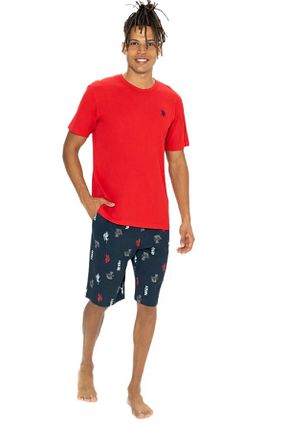 ست لباس راحتی قرمز مردانه چاپی U.S. Polo Assn. - کد 926642454