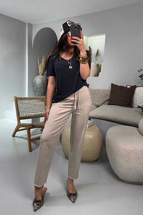 شلوار طوسی زنانه بافتنی Sohotique By P - کد 926636292