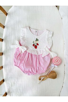 سرهمی صورتی بچه گانه آستین کوتاه NUNU BABY - کد 926713105