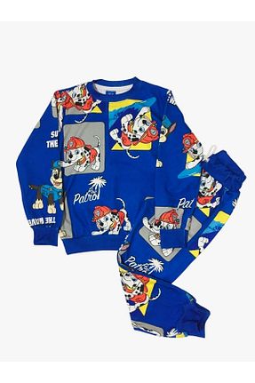 ست گرمکن آبی بچه گانه پنبه ای Arya Nisa Kids - کد 882370324