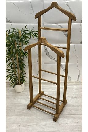 چوب لباسی قهوه ای چوب Hilal Ofis - کد 79307430