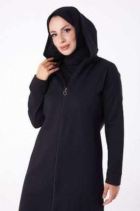 ترنچکت حجاب مشکی زنانه پنبه ای TOFİSA - کد 926675960