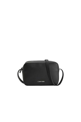 کیف دوشی مشکی زنانه چرم مصنوعی Calvin Klein - کد 926690452