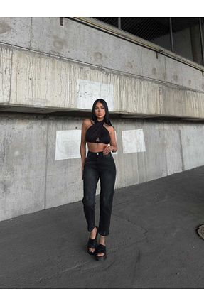 شلوار جین مشکی زنانه پاچه لوله تفنگی Pelin Jeans - کد 926704251