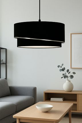 لوستر مشکی پارچه Vivido Home - کد 895784179