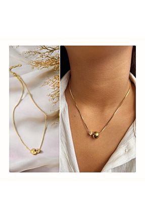 گردنبند استیل ( فولاد ) زرد زنانه استیل (فولاد) Mimosa - کد 926703521