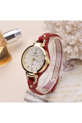 ساعت مچی قرمز زنانه 36-40 میلی متر Toz Vintage - کد 48002102