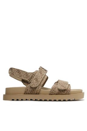 کفش اسنیکر بژ زنانه پلی استر Guess - کد 845300058