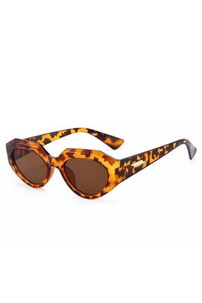 عینک آفتابی قهوه ای زنانه UV400 Toz Vintage - کد 96787400
