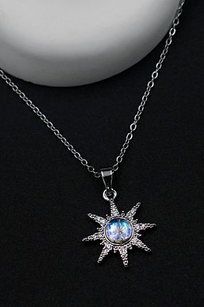 گردنبند استیل ( فولاد ) طوسی زنانه استیل ضد زنگ TREND COLLECTİON - کد 926717777