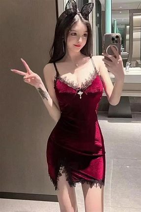 لباس زرشکی بافتنی Karakedi - کد 926710249