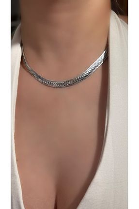 گردنبند نقره طلائی زنانه 925 عیار Luna Argento - کد 926748220