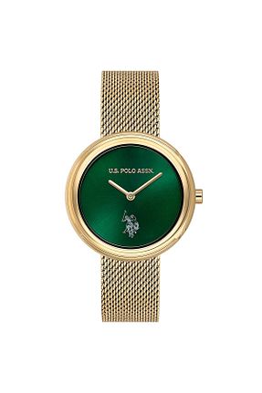 ساعت مچی طلائی زنانه 34 میلی متر U.S. Polo Assn. - کد 867570259