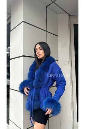 کت سرمه ای زنانه تنگ Furora Store - کد 926727009