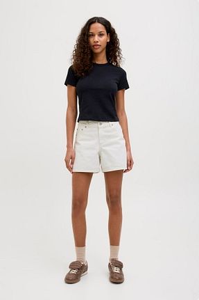 شلوارک و برمودا سفید زنانه رگولار Jack & Jones - کد 926749122