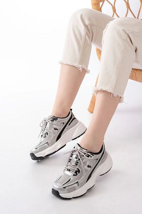 کفش پیاده روی مشکی زنانه چرم مصنوعی zenalook - کد 926755179