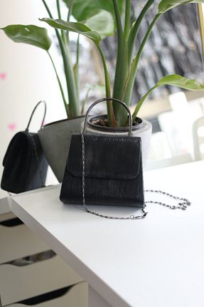 کیف مجلسی مشکی زنانه پارچه ای Moom Bag - کد 926747848