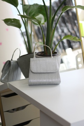 کیف مجلسی طوسی زنانه پارچه ای Moom Bag - کد 926747901