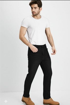 شلوار جین مشکی مردانه پاچه کوتاه CEDY DENIM - کد 636284824
