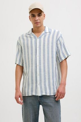 پیراهن سفید مردانه Relaxed Jack & Jones - کد 899672260