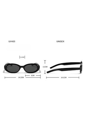 عینک آفتابی رنگی زنانه 54 Chunky Frame - کد 902029264