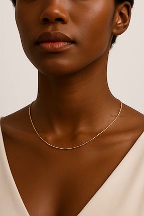 گردنبند استیل ( فولاد ) نارنجی زنانه استیل (فولاد) neslyaccessories - کد 922893983