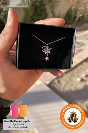 گردنبند نقره صورتی زنانه 925 عیار Lucente Jewellery - کد 746473546