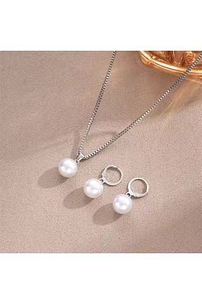 گردنبند مروارید طوسی مروارید فرهنگی toptanhanem - کد 926759886