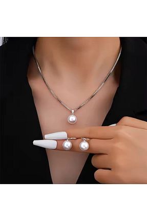 گردنبند مروارید طوسی مروارید فرهنگی toptanhanem - کد 926759886