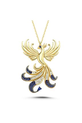 گردنبند نقره سرمه ای زنانه 925 عیار ka ra - کد 850860804