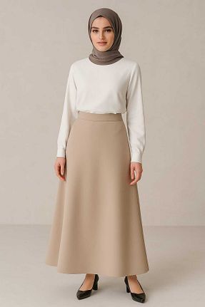 دامن حجاب بژ زنانه کلوش markatrend - کد 926824348