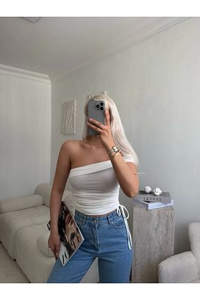 بلوز رنگی زنانه بند دار Zora Butik - کد 926809438