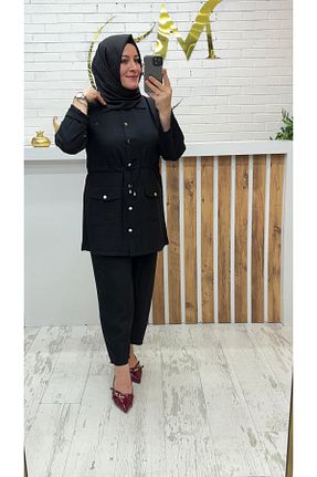 ست بالاتنه و پائین تنه مشکی زنانه بافتنی Meryemce Butik - کد 926851250