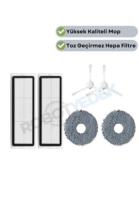 اکسسوری جاروبرقی سفید robotyedek - کد 812128640