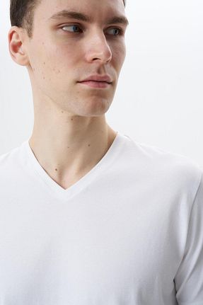 تیشرت سفید مردانه رگولار Arma - کد 926849863