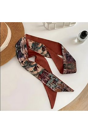 دستمال گردن زرشکی زنانه پلی استر MAHLA - کد 926858215