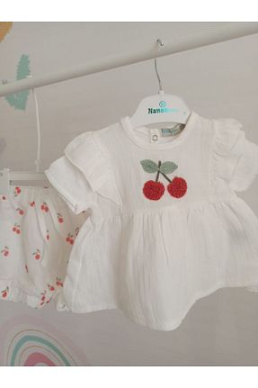 ست نوزادی سفید بچه گانه پنبه ای Nanon Baby - کد 926853688