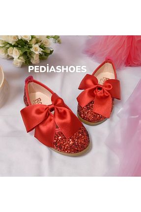 بابت قرمز بچه گانه چرم مصنوعی PATİK BEBE - کد 839061501