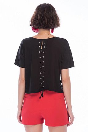 بلوز مشکی زنانه ساده bacc - کد 926873902
