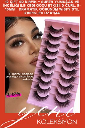 مژه مصنوعی Uzunluk alaraycosmetics - کد 926872850