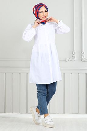 تونیک حجاب نباتی زنانه ویسکون ModaMerve - کد 926903738