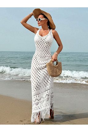 لباس ساحلی طوسی زنانه پنبه ای tofan - کد 842791260