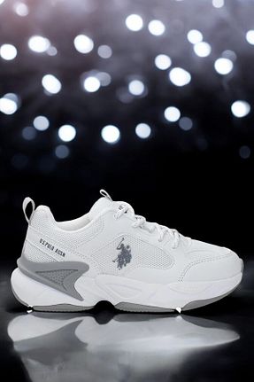 کفش اسنیکر سفید زنانه بند دار U.S. Polo Assn. - کد 926892566
