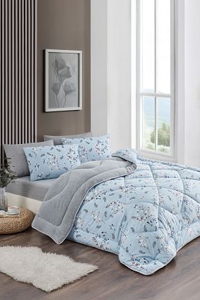 لحاف دونفره آبی 195 x 215 MARLA HOME - کد 926900058