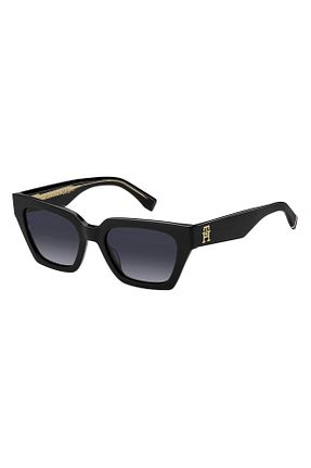 عینک آفتابی مشکی زنانه UV400 Tommy Hilfiger - کد 806690222