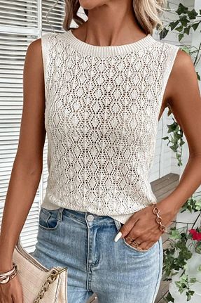 بلوز سفید زنانه Ajurlu AQE FASHION - کد 926902337